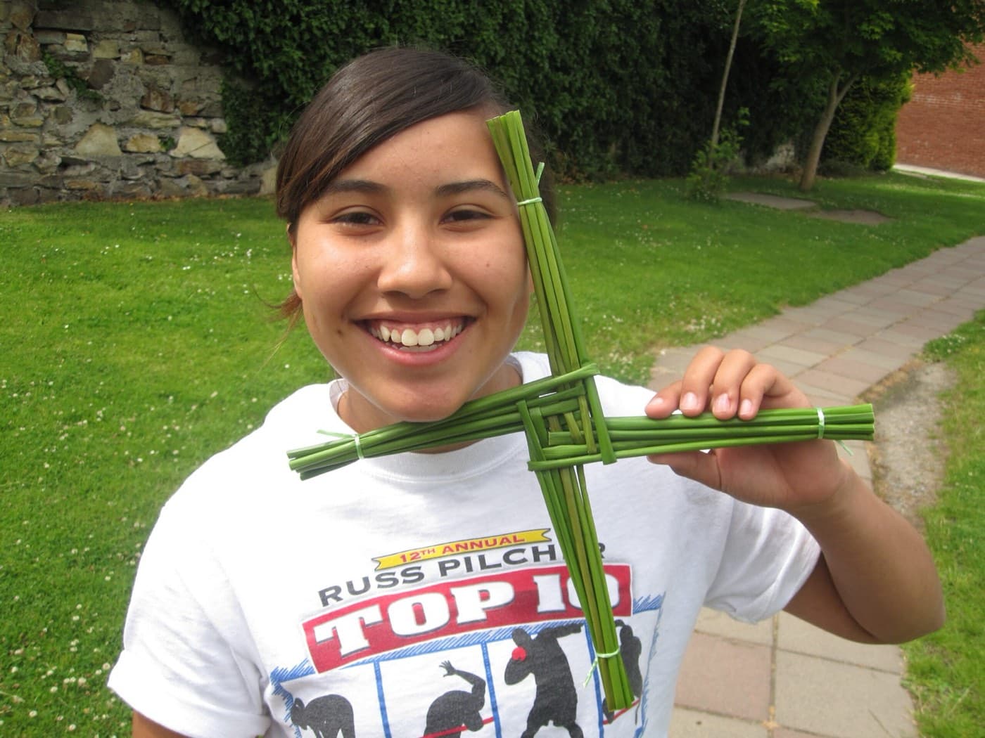 St. Brigid's Cross Workshop-Katie 2010
